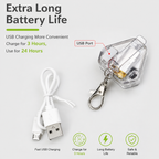 LED Dog Safety Light – USB Rechargeable, Waterproof, 3 Modes & 3 Colors for Night Walks