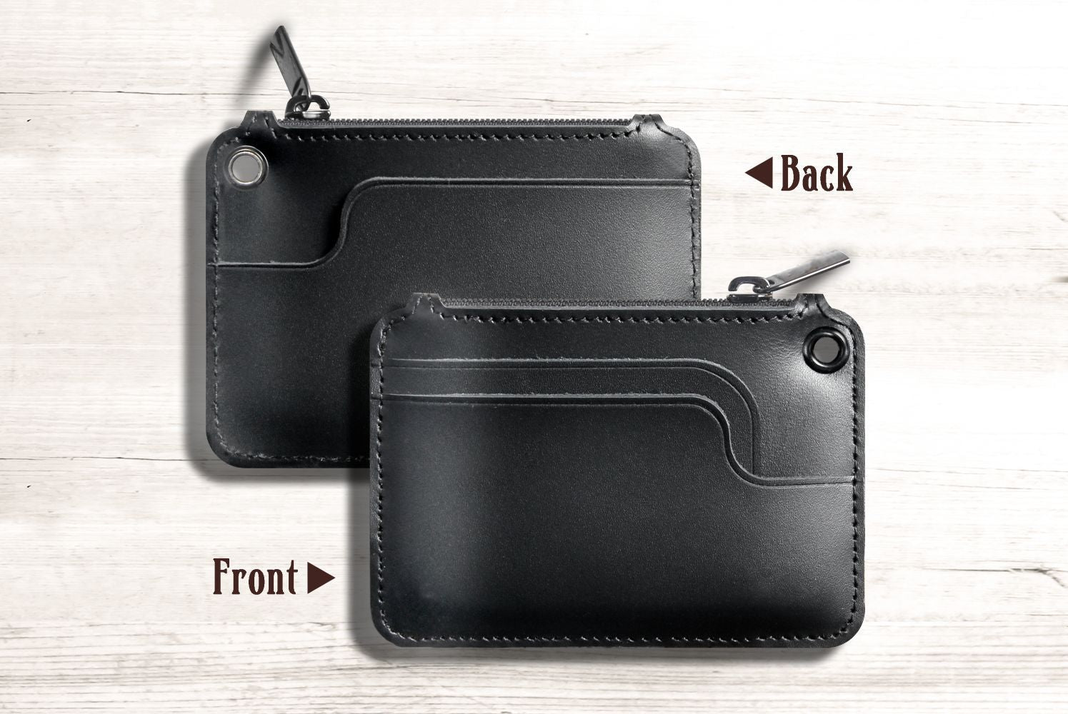 Genuine Leather RFID Wallet – Mini Coin, Card & Key Organizer