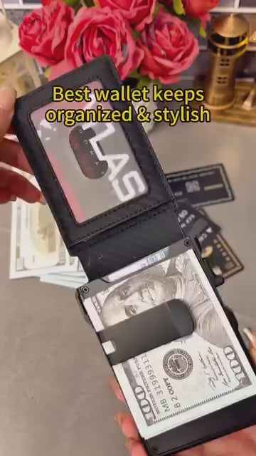 Sleek & Safe: Men's RFID Blocking Slim Wallet