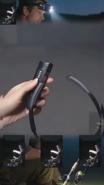 GlowEar™ Inductive Headlamp 🔦✨ Hands-Free Smart Lighting