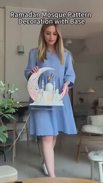 NoorGlow™ Mosque Moon Lantern 🌙✨ Light Up Ramadan Nights