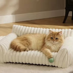 Luxury Plush Pet Sofa Bed – Washable, All-Season Dog & Cat Bed