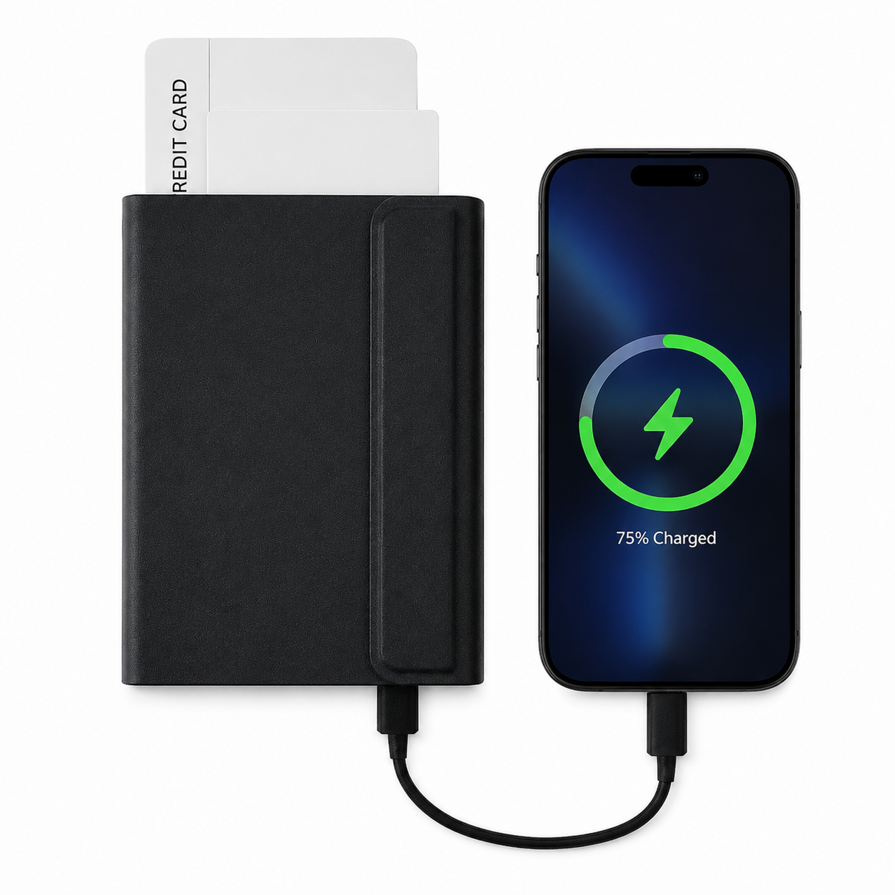 RFID Travel Passport Holder – Find My Tracking & Built-In Power Bank