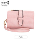 Women's RFID Compact Travel Wallet – Vegan Leather