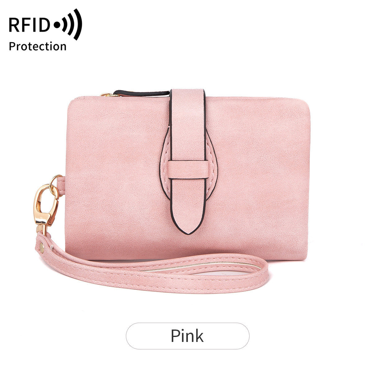 Women's RFID Compact Travel Wallet – Vegan Leather
