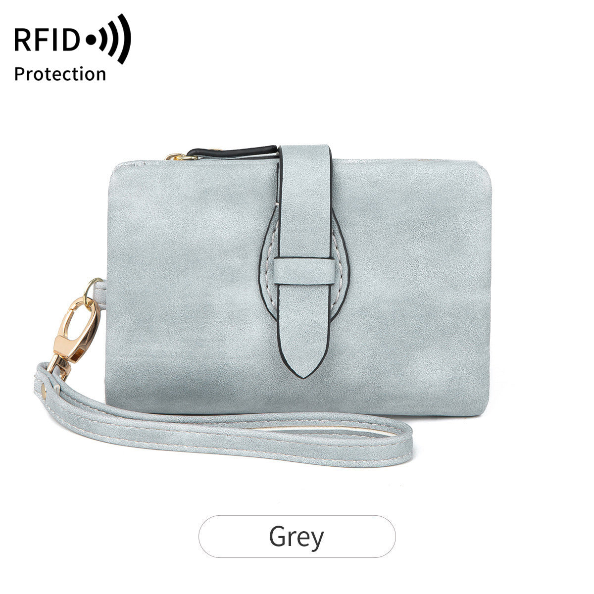 Women's RFID Compact Travel Wallet – Vegan Leather