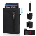 RFID Leather Card Holder – Slim Minimalist Wallet