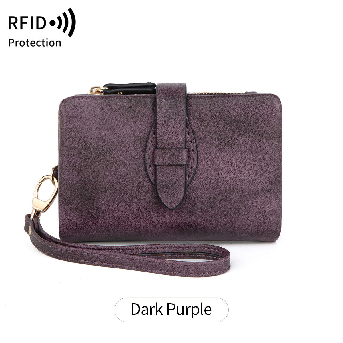Women's RFID Compact Travel Wallet – Vegan Leather
