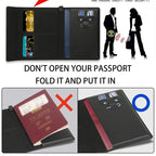 RFID Passport Holder Wallet – Anti-Theft Travel Organizer