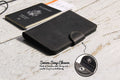 Genuine Leather Family RFID Passport Holder with AirTag Slot – Luxury Travel Document Organizer