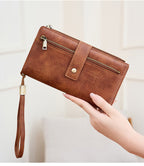 Women's RFID Zip Wallet – Slim Card Organizer