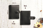 Men's Genuine Leather AirTag Wallet – RFID Blocking with ID Window & Card Storage