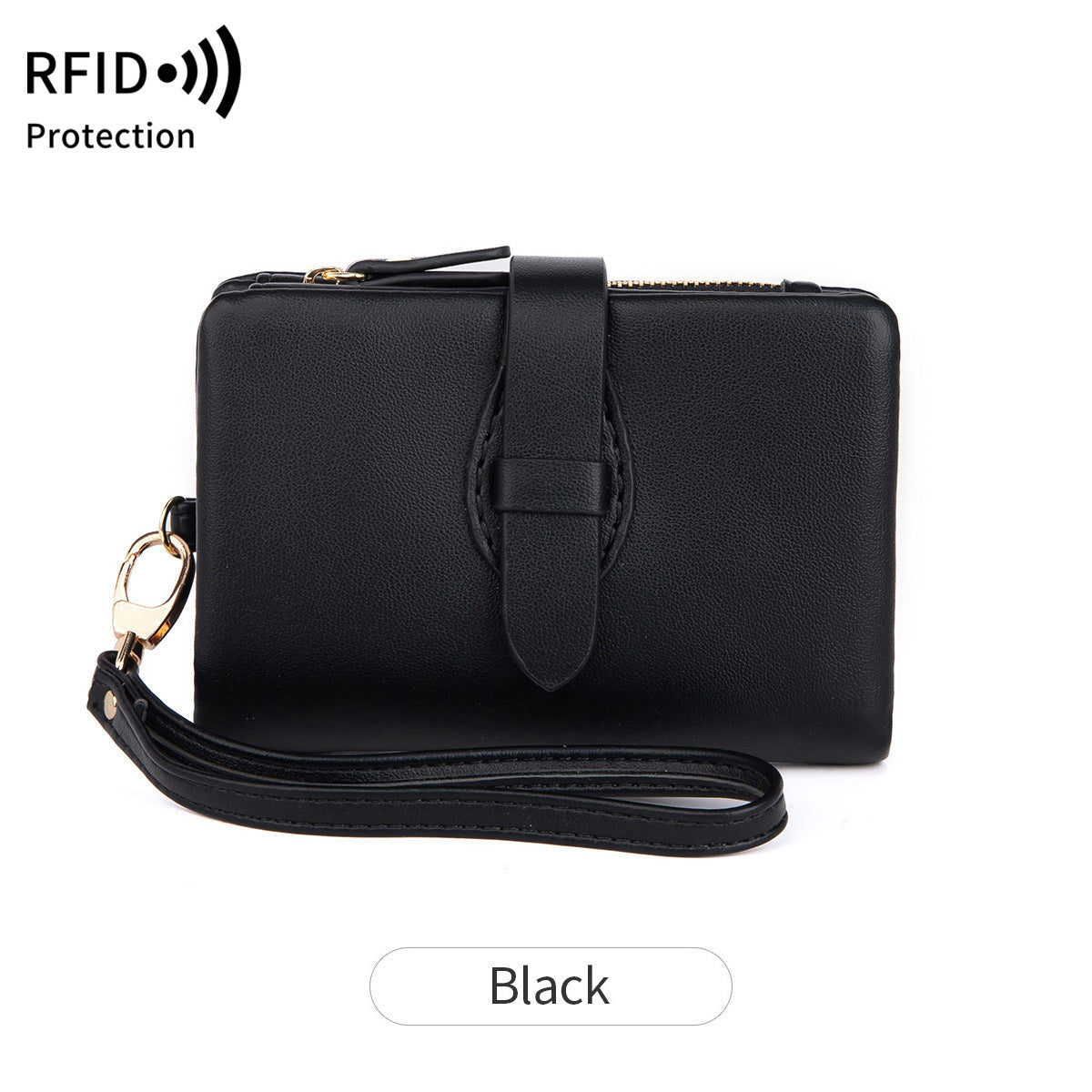 Women's RFID Compact Travel Wallet – Vegan Leather