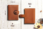 Men's Genuine Leather AirTag Wallet – RFID Blocking with ID Window & Card Storage