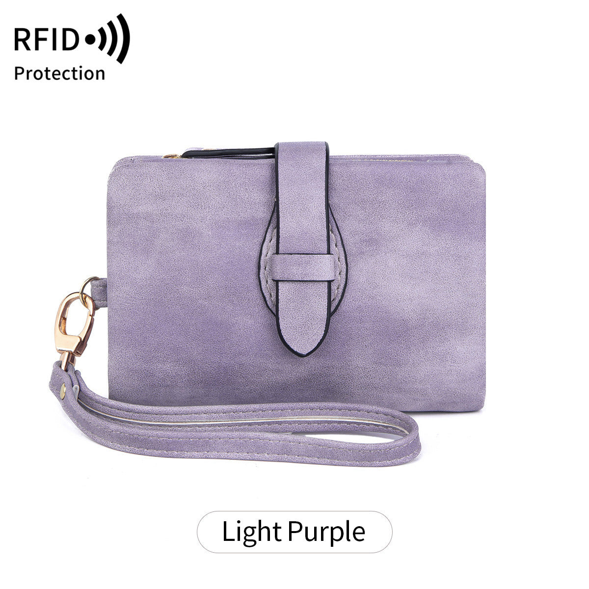 Women's RFID Compact Travel Wallet – Vegan Leather
