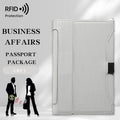 RFID Passport Holder Wallet – Anti-Theft Travel Organizer