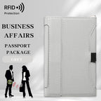 RFID Passport Holder Wallet – Anti-Theft Travel Organizer