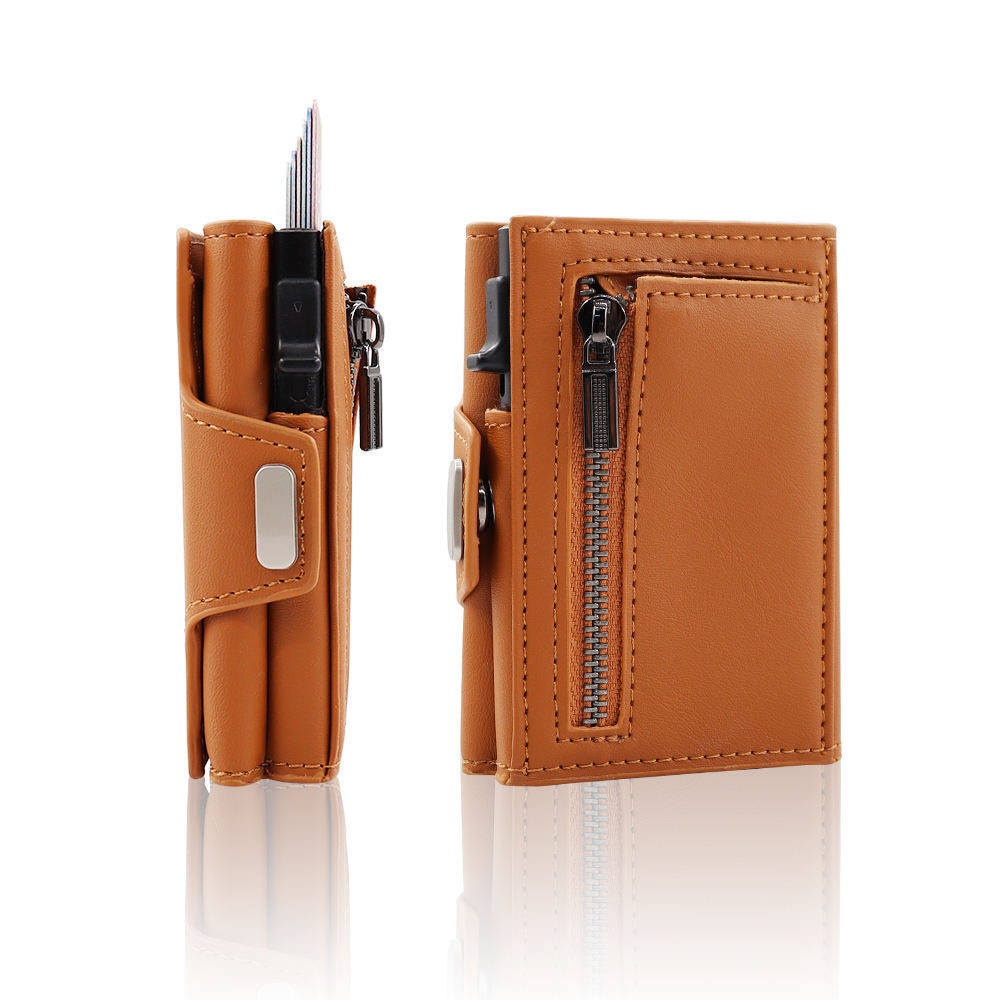 Men's Pop-Up RFID Wallet – Genuine Leather
