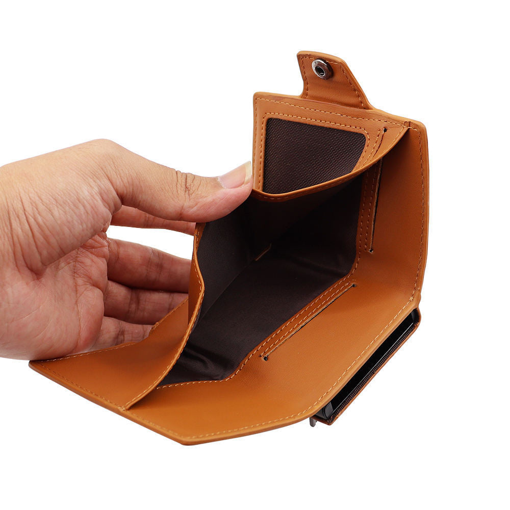 Men's Pop-Up RFID Wallet – Genuine Leather